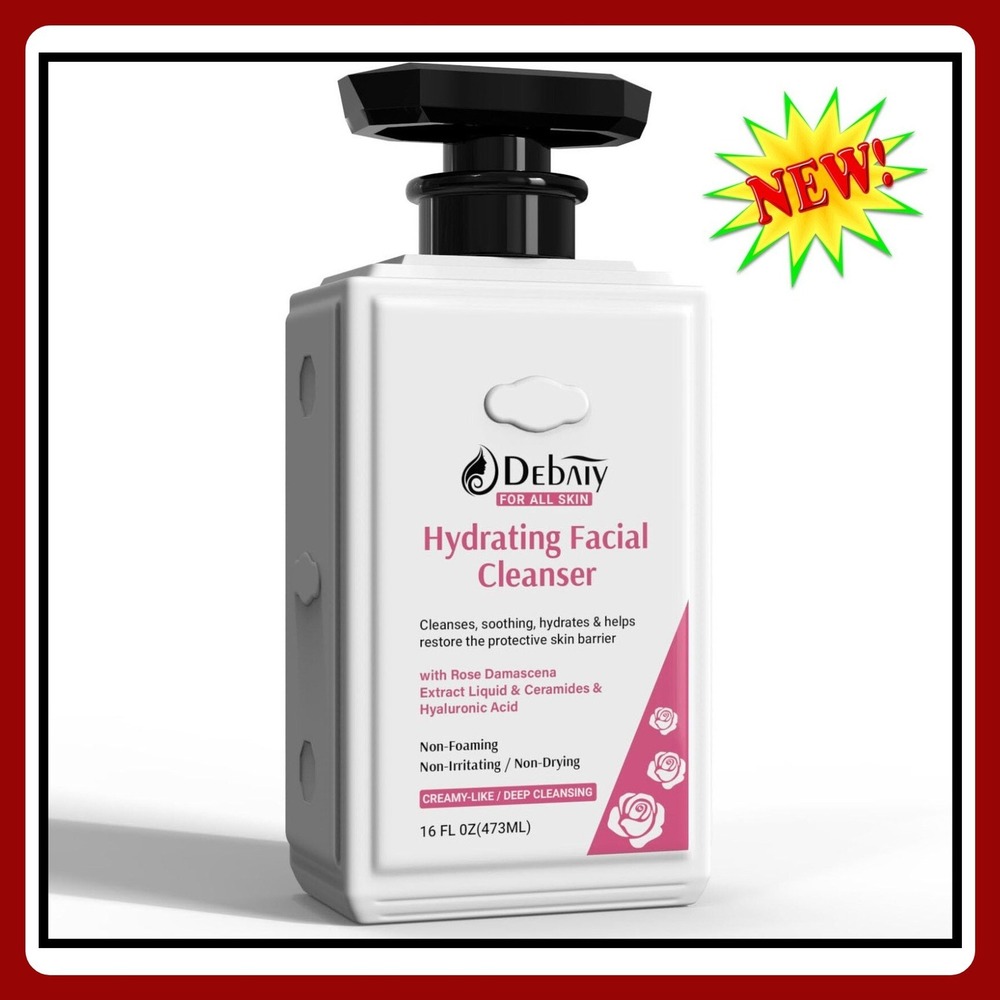 Debaiy Hydrating Facial Cleanser 16oz Rose Ceramide NWT